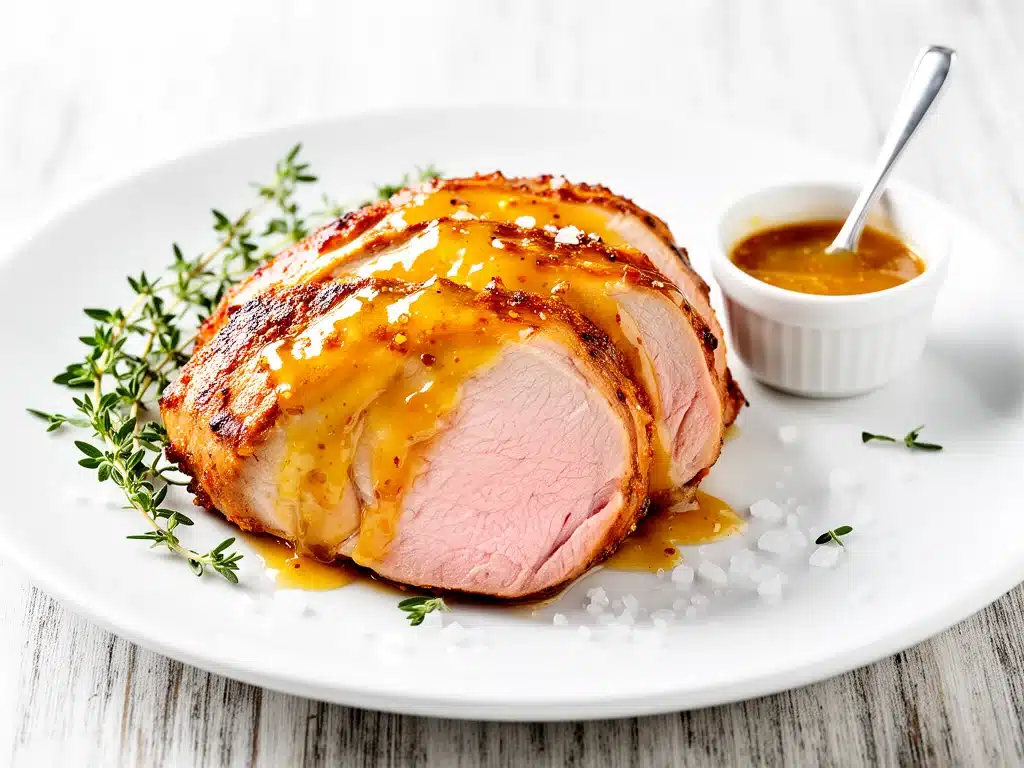 Home 1 maple mustard glazed pork tenderloin - featured image