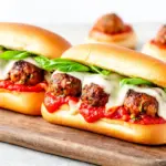 mini meatball subs - featured image