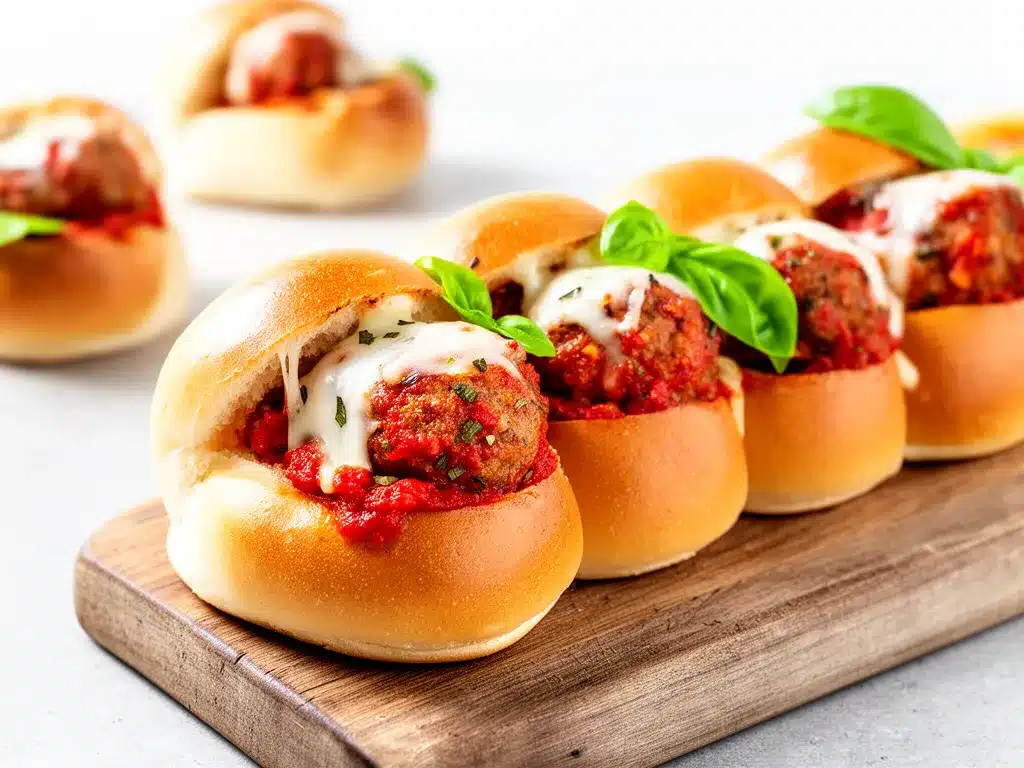 Back-to-School Mini Meatball Subs Easy Recipe for Busy Weeknights 4 mini meatball subs preparation steps