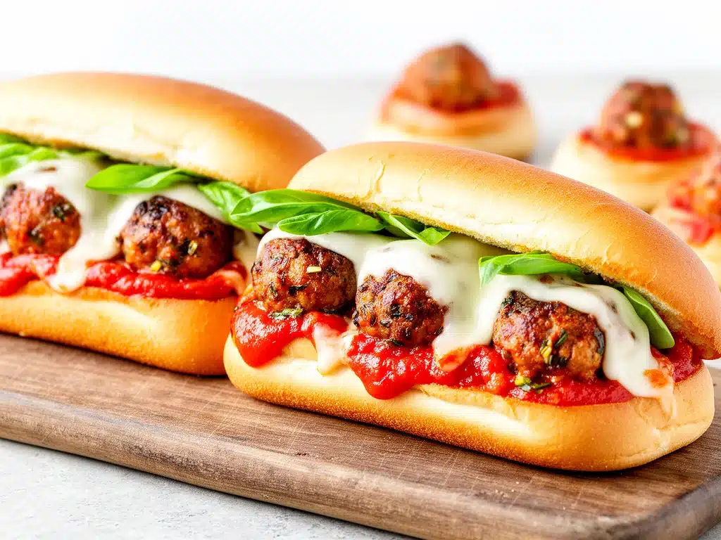 Home 2 mini meatball subs - featured image