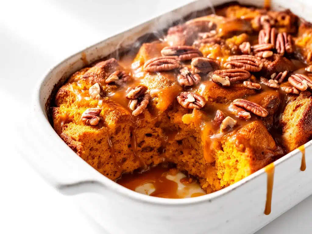 Home 2 pumpkin bread pudding - featured image