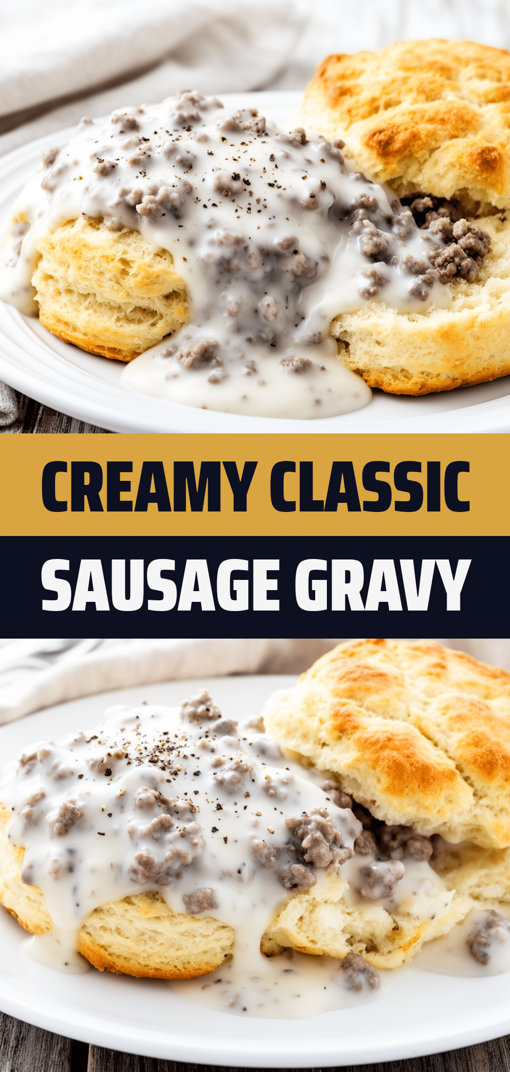 Classic Sausage Gravy and Buttermilk Biscuits Easy Recipe for Busy Weeknights 5 sausage gravy and buttermilk biscuits recipe
