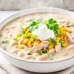 slow cooker white chicken chili - featured image