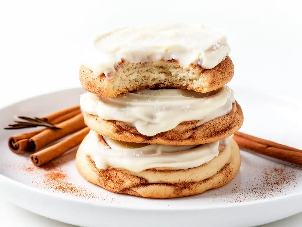 Home 2 soft cinnamon roll sugar cookies - featured image