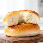 soft homemade bagels - featured image