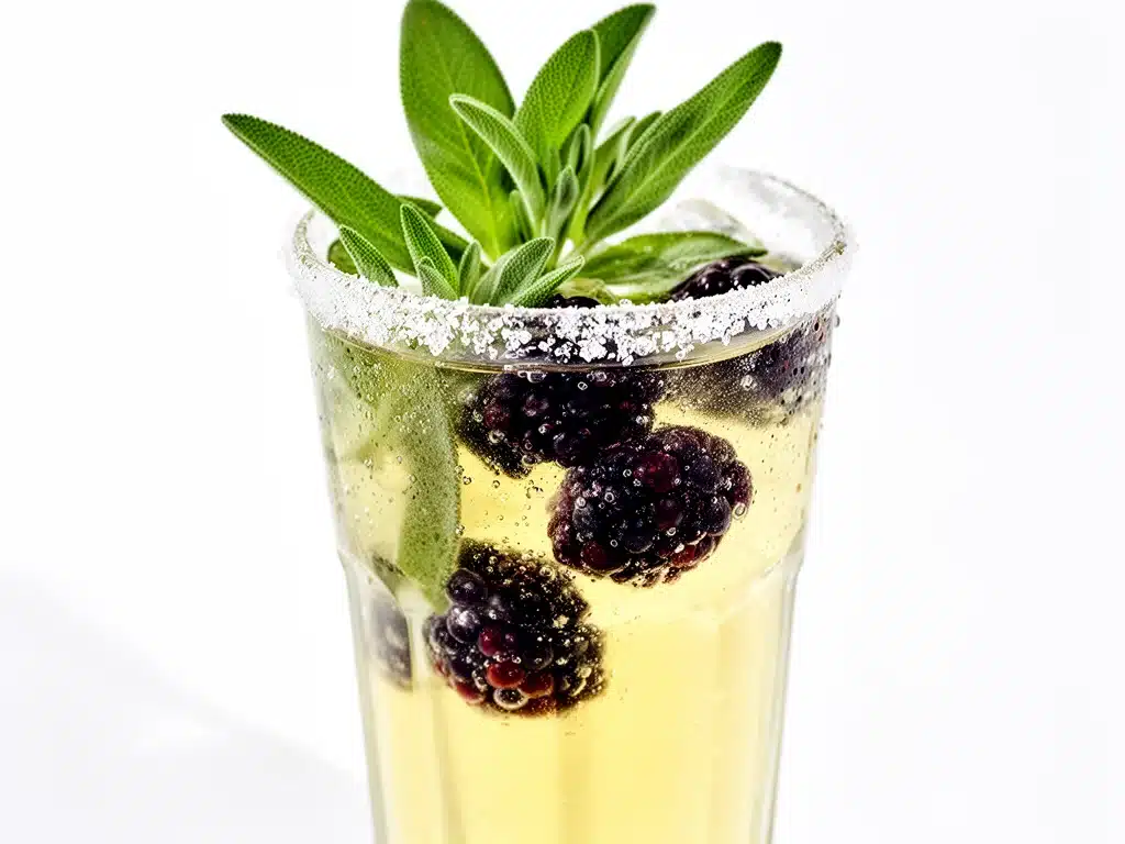 Home 1 sparkling blackberry sage lemonade - featured image