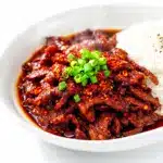 spicy korean beef bulgogi - featured image