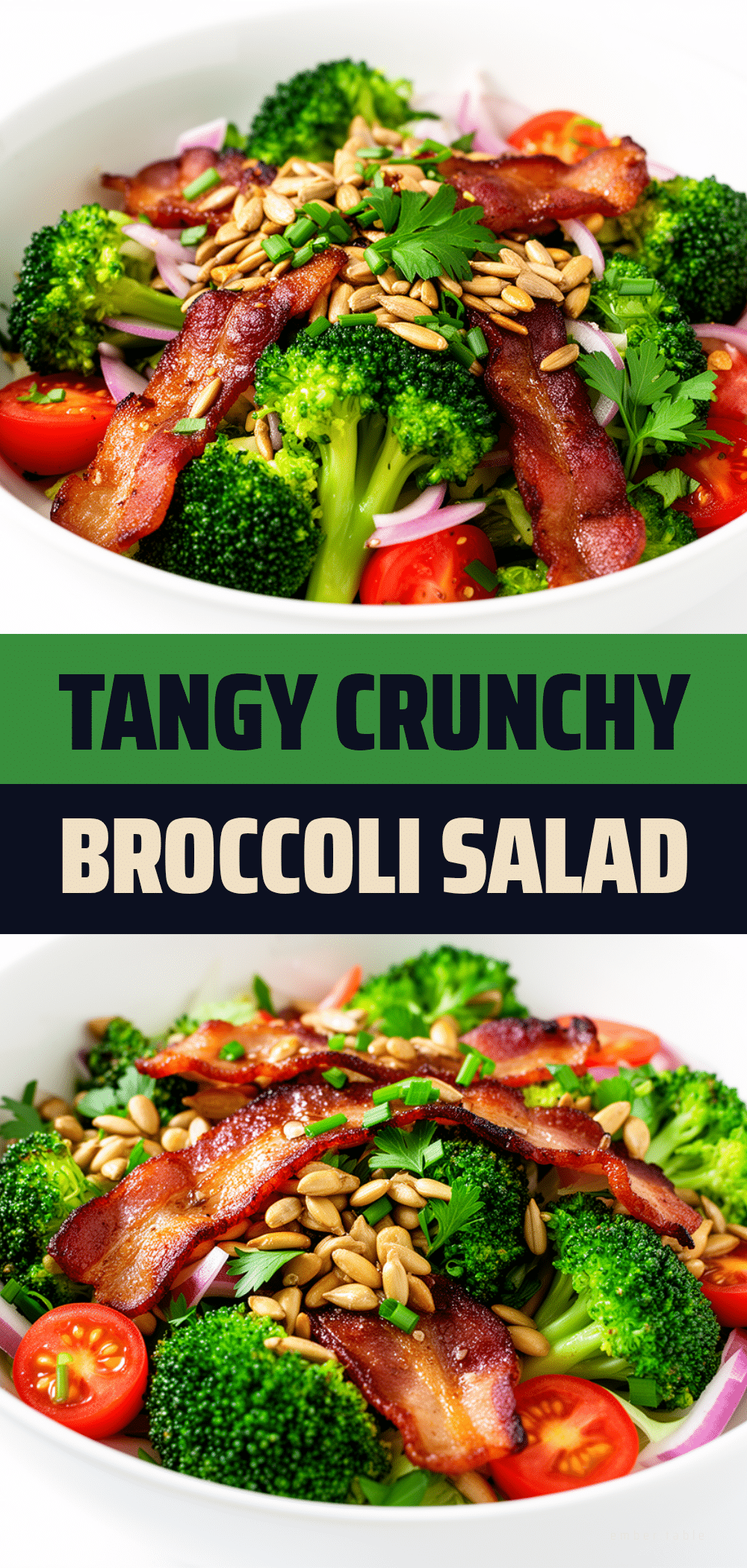 Tangy Broccoli Bacon Salad Recipe Easy Healthy Weeknight Dinner 5 tangy broccoli bacon salad recipe