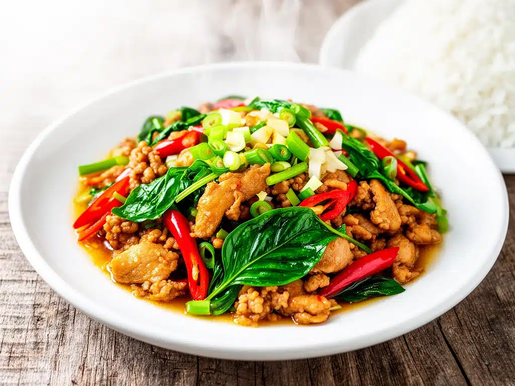 Home 2 thai basil chicken stir-fry - featured image