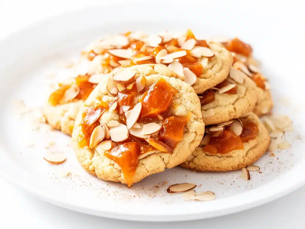Toffee Almond Crunch Cookies Recipe Easy Homemade Treats to Make on Repeat 4 toffee almond crunch cookies preparation steps