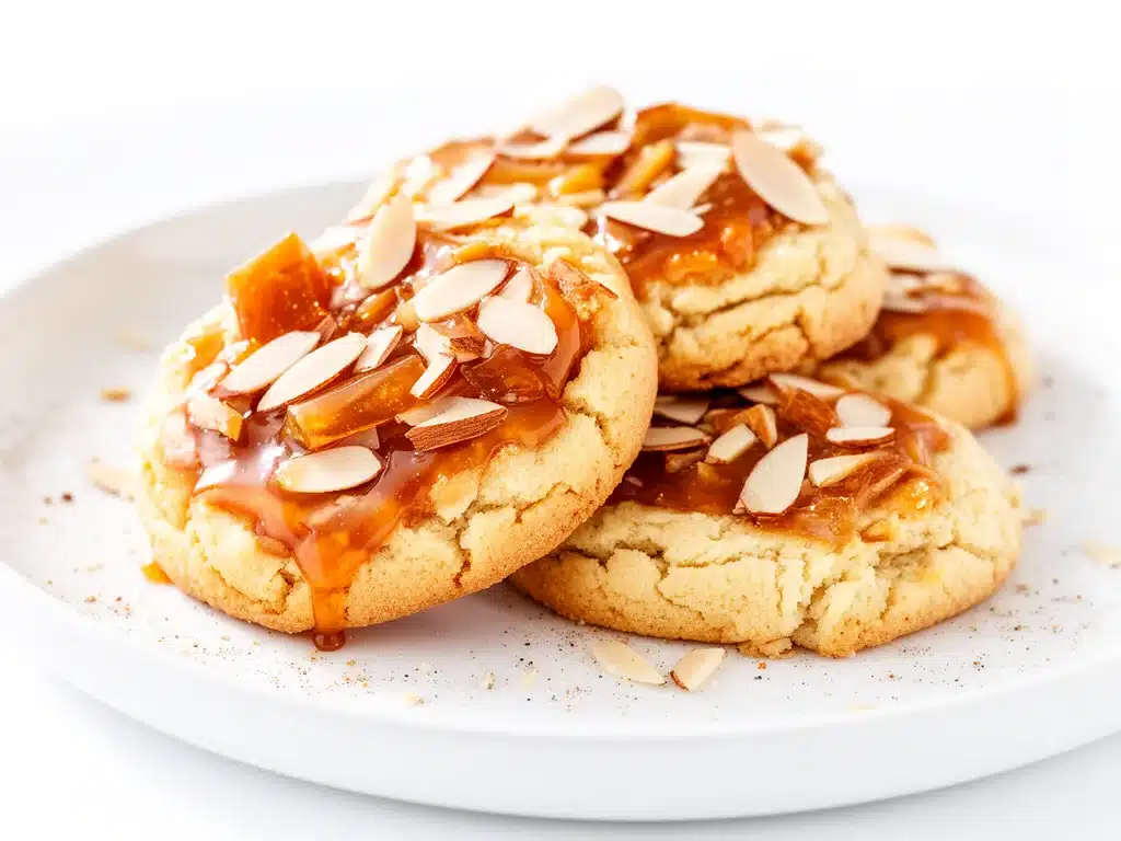 Home 3 toffee almond crunch cookies - featured image