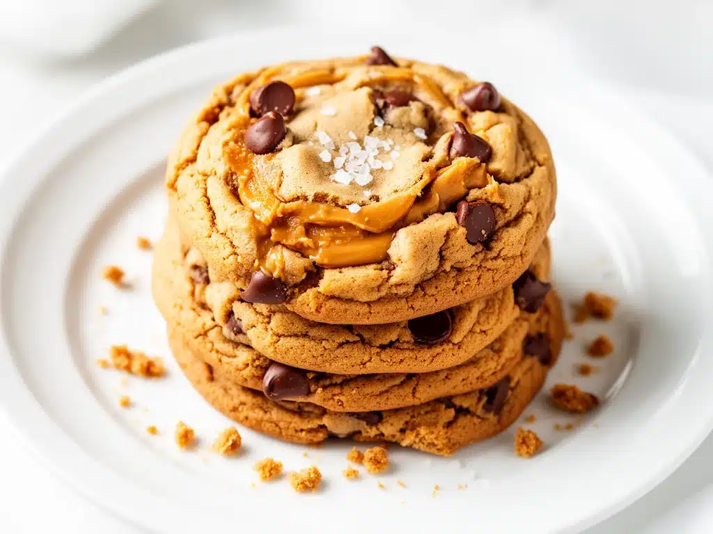 Home 2 vegan peanut butter chocolate chip cookies - featured image