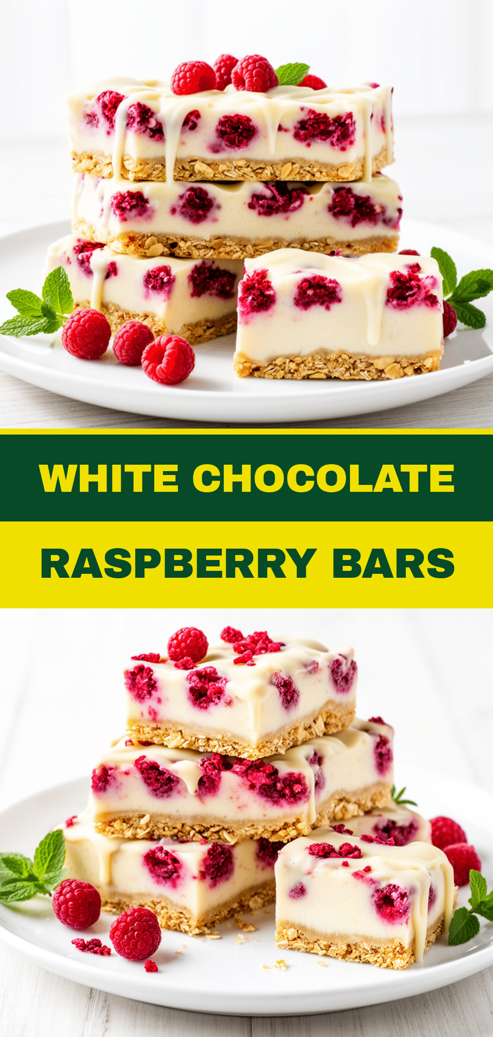 White Chocolate Raspberry No-Bake Bars Easy Homemade Recipe with Simple Ingredients 5 White Chocolate Raspberry No-Bake Bars recipe