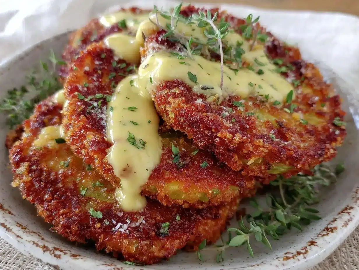 Ultra-Crispy Fried Green Tomatoes: Best 5pm Dinner 4 fried green tomatoes preparation steps