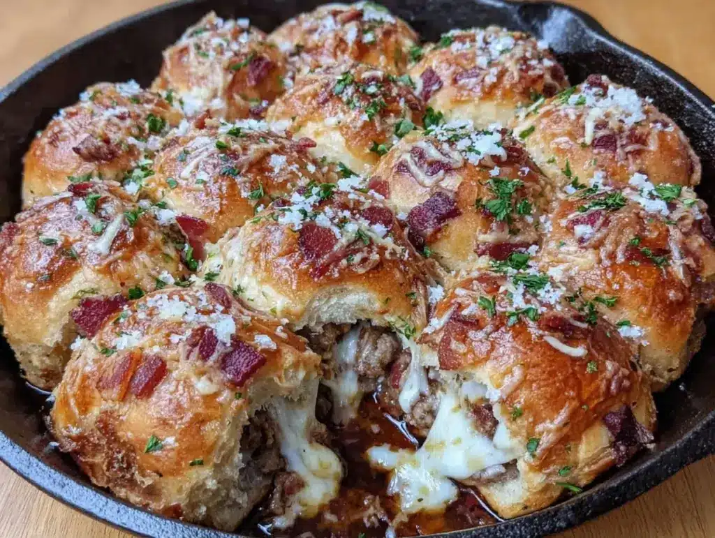 Home 3 Game Day Bacon Cheeseburger Sliders - featured image