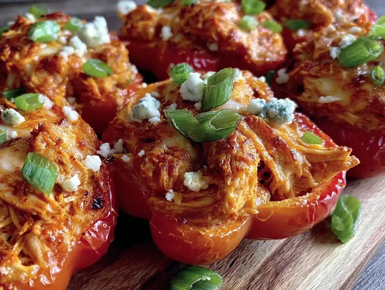 Game Day Buffalo Chicken Stuffed Peppers: Easy 5pm Dinner 4 game day buffalo chicken stuffed peppers preparation steps