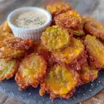 Game Day Crispy Fried Pickle Chips - featured image
