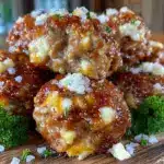 game day keto sausage balls - featured image