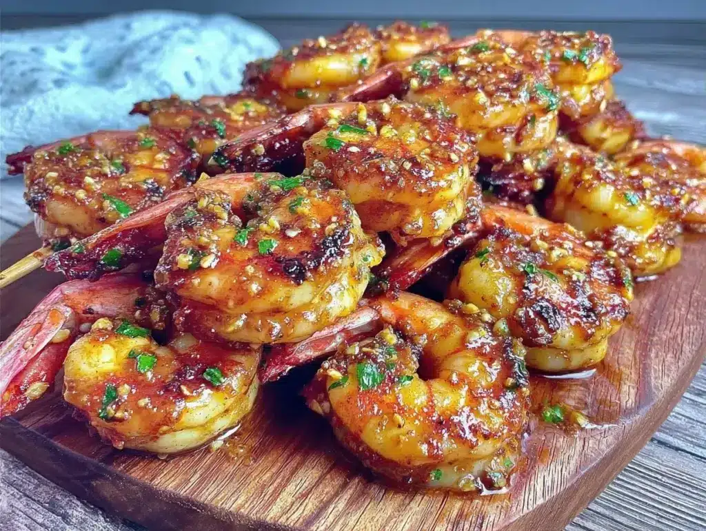 Home 1 keto grilled shrimp skewers - featured image