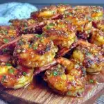 keto grilled shrimp skewers - featured image