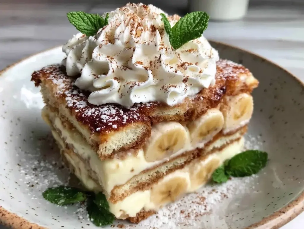 no-bake banana pudding icebox cake - featured image
