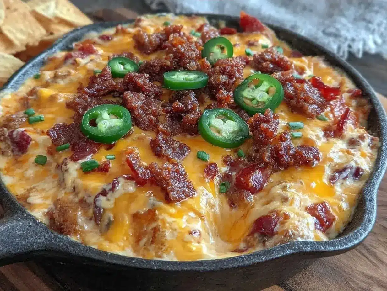 Smoked Queso Dip with Chorizo: 5pm Game Day Party Winner 4 smoked queso dip with chorizo preparation steps