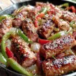 smoked sausage and pepper skillet - featured image