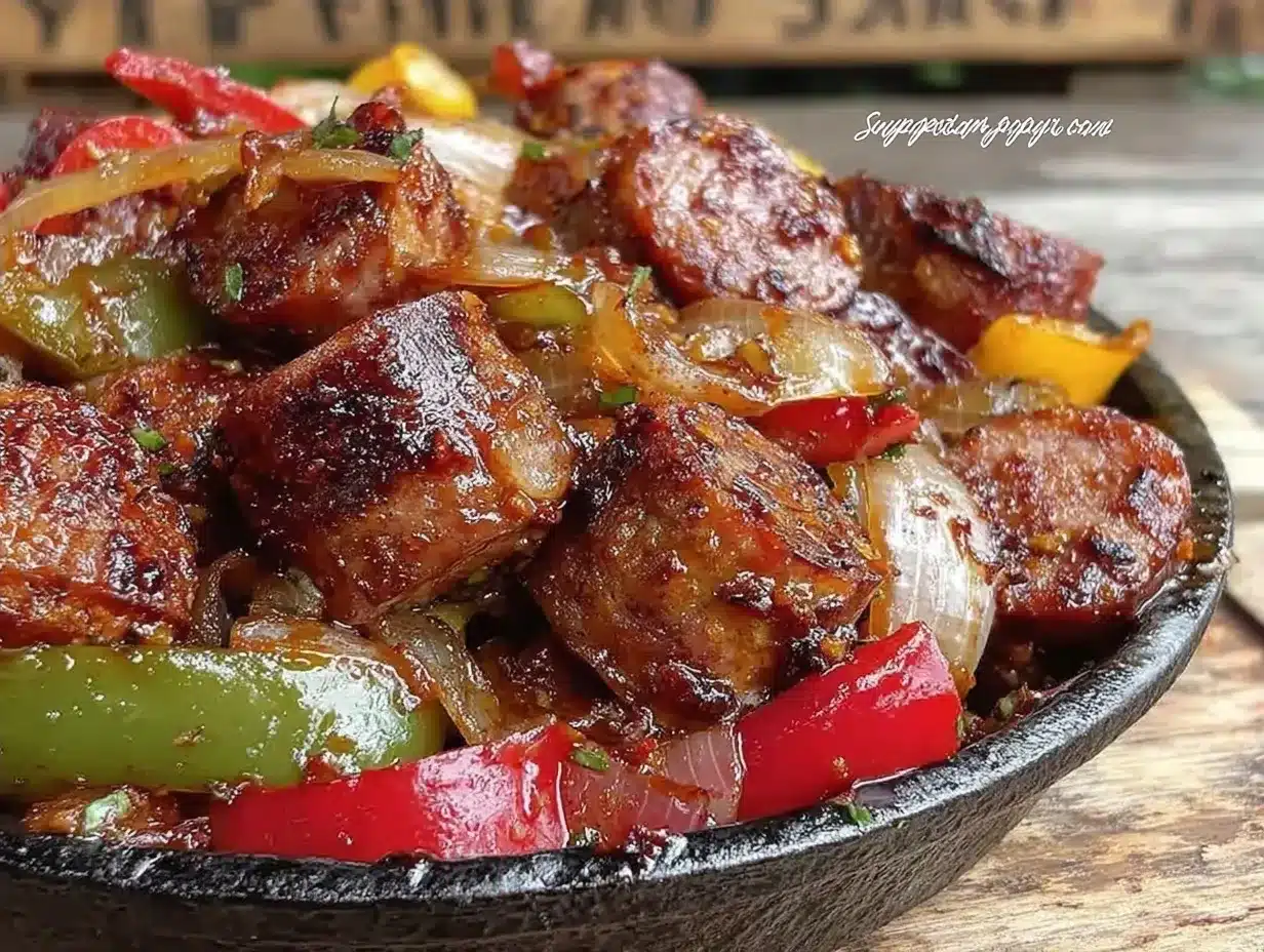 Smoked Sausage and Pepper Skillet: Best 15-Min Dinner 4 smoked sausage and pepper skillet preparation steps