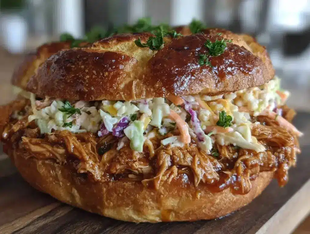 Home 3 vegan BBQ jackfruit sandwiches - featured image