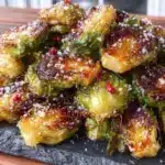 air fryer brussels sprouts - featured image