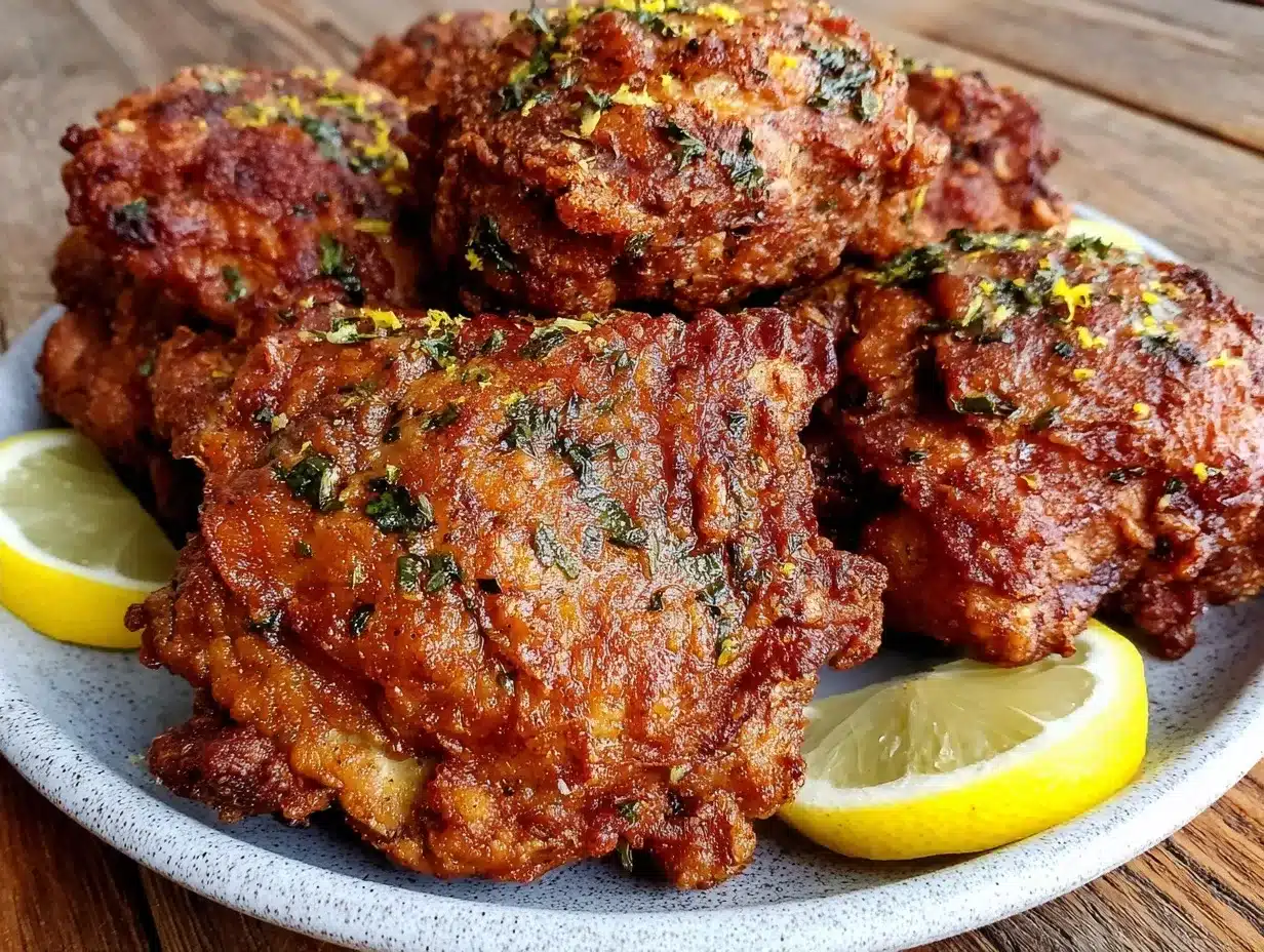Air Fryer Chicken Thighs: Crispy & Juicy Perfect Party Dish 4 air fryer chicken thighs preparation steps