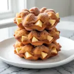 Air Fryer Cinnamon Sugar Apple Fritters - featured image