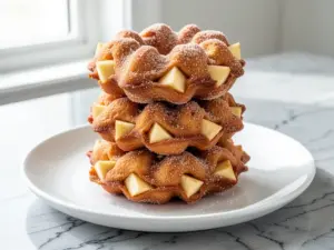 Air Fryer Cinnamon Sugar Apple Fritters - featured image