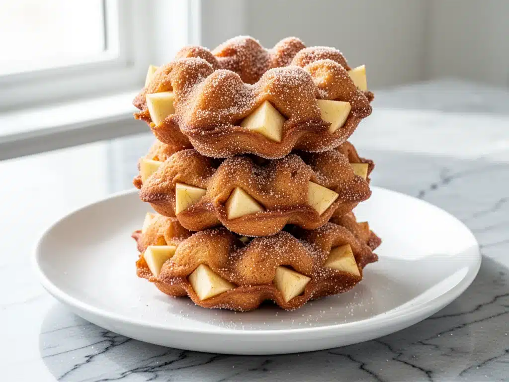Air Fryer Cinnamon Sugar Apple Fritters - featured image