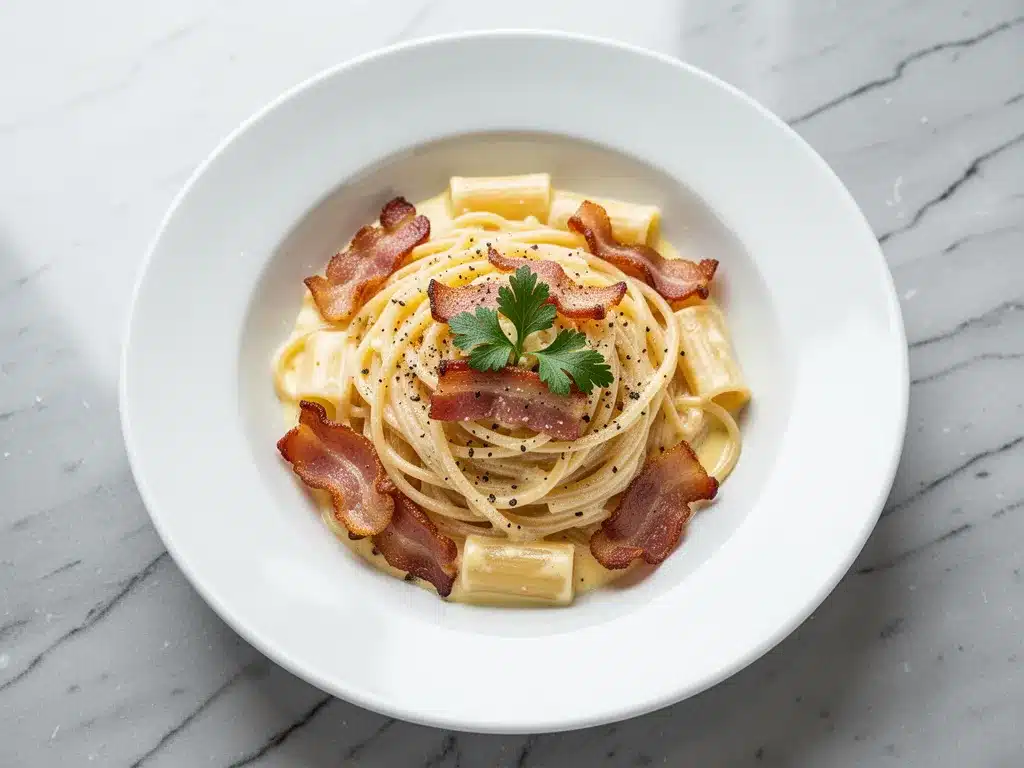 Authentic Italian Carbonara: 5-Step Crispy Guanciale Recipe 4 authentic italian carbonara preparation steps