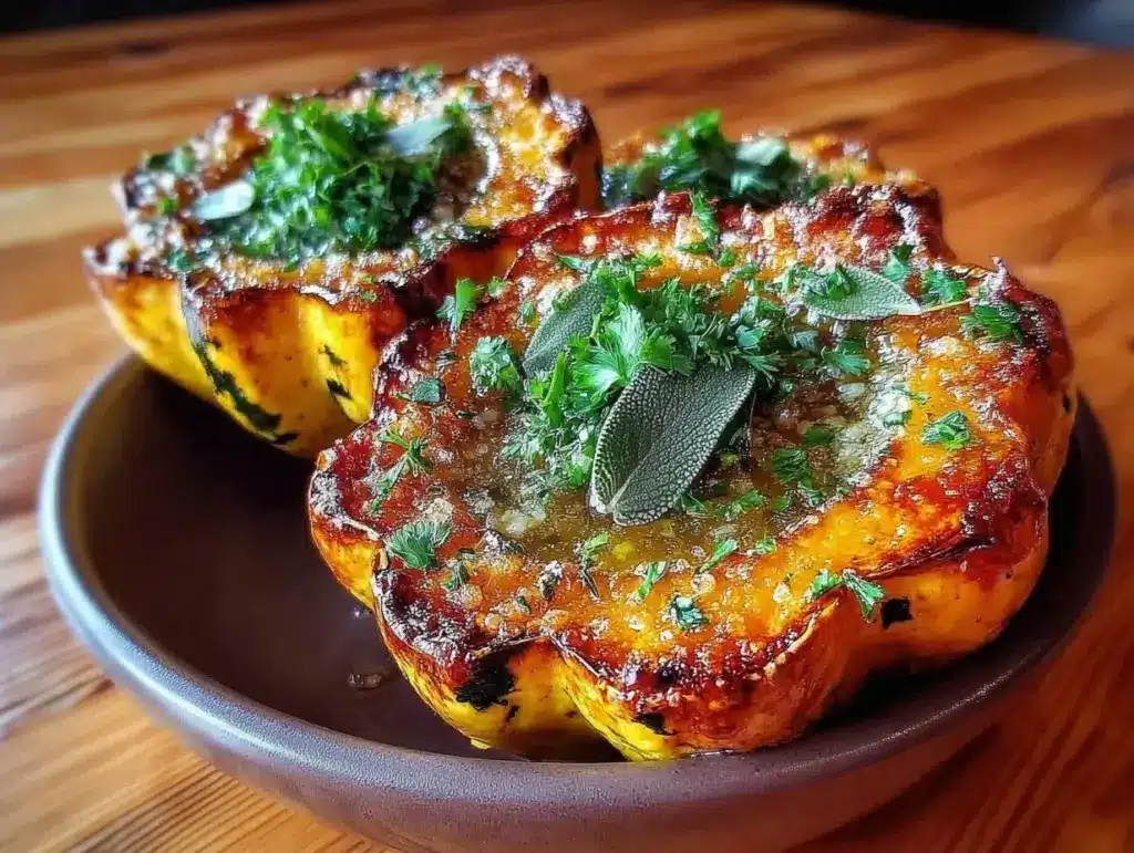 Home 3 autumn brown sugar roasted acorn squash - featured image