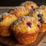 bakery-style blueberry muffins - featured image