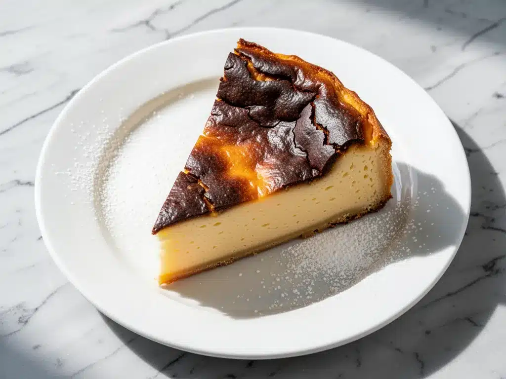 Ultra-Rich Basque Burnt Cheesecake: Easy Special Occasion Dessert 4 Basque burnt cheesecake preparation steps