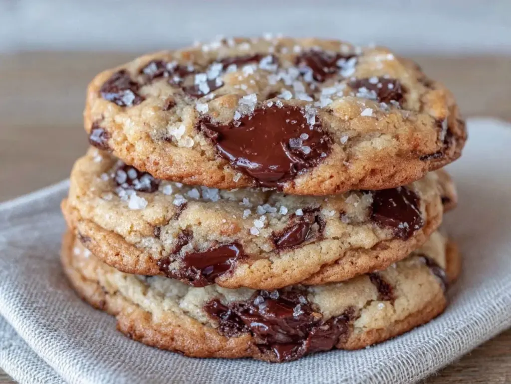 brown butter chocolate chip cookies - featured image