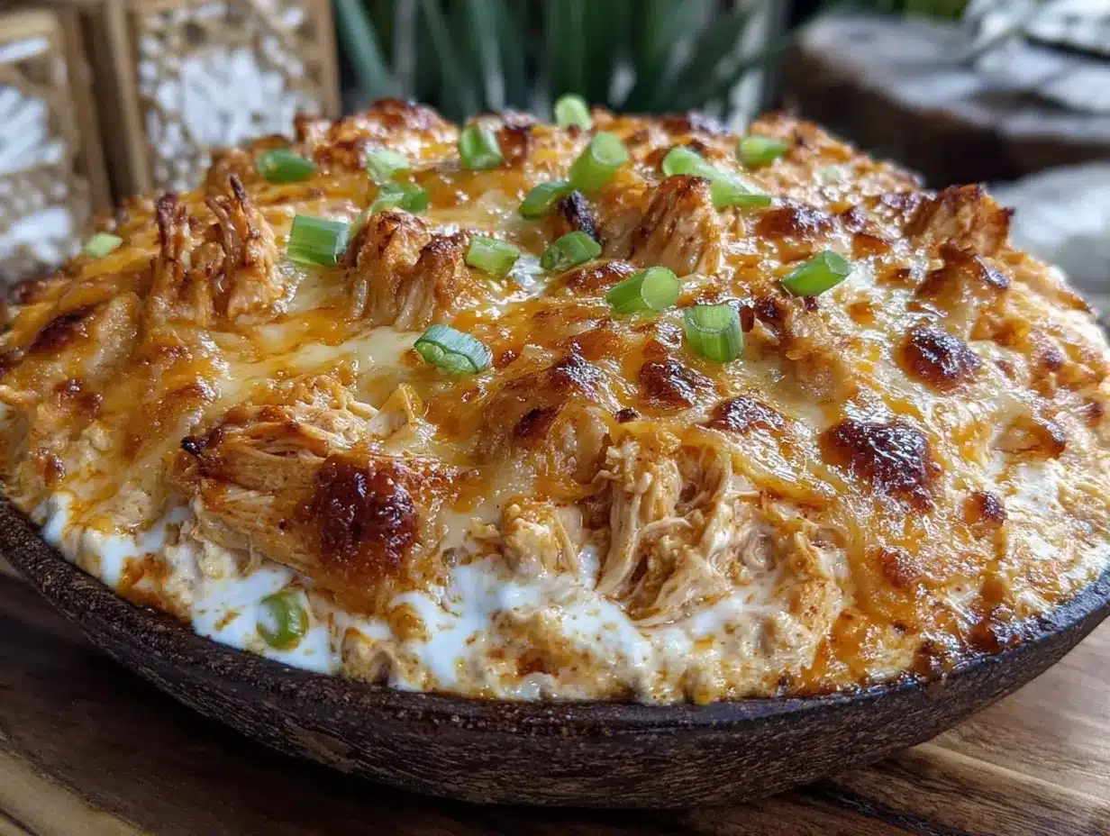 Football Party Buffalo Chicken Dip: 5pm & Nothing Planned 4 buffalo chicken dip preparation steps