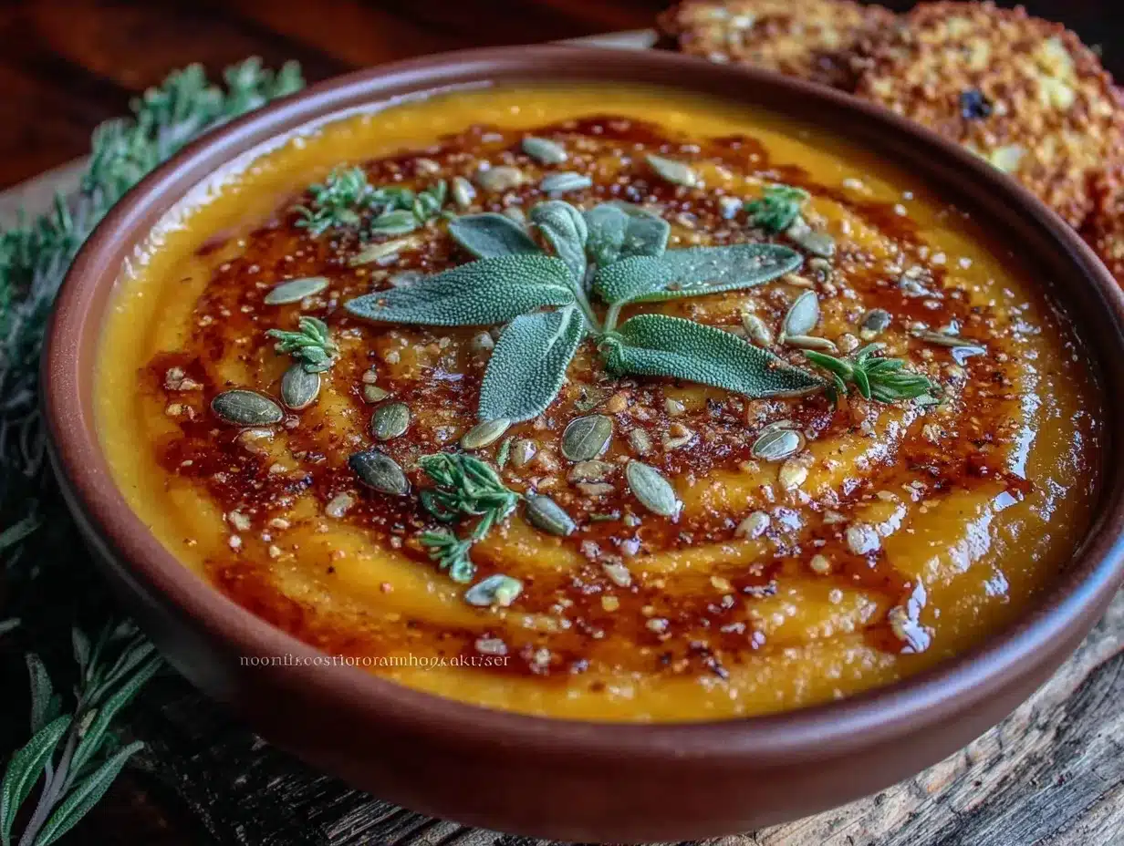 Cozy Fall Butternut Squash Soup: Easy Seasonal Recipe 4 butternut squash soup preparation steps