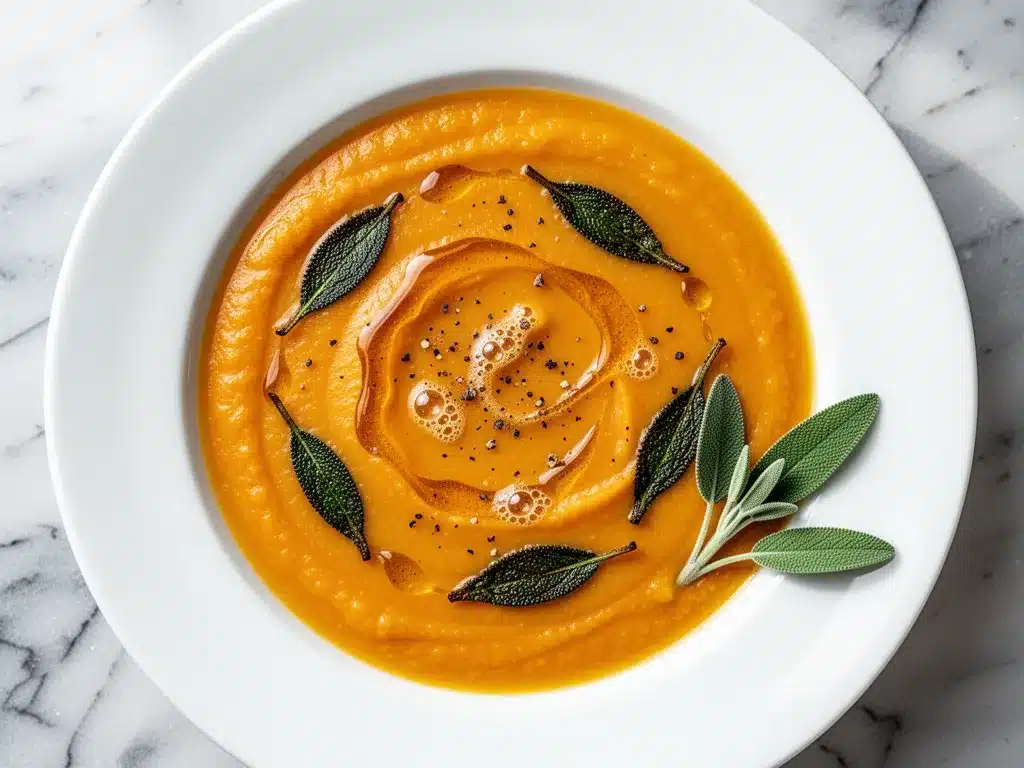Butternut Squash Soup: Easy Fall Recipe 4 butternut squash soup preparation steps