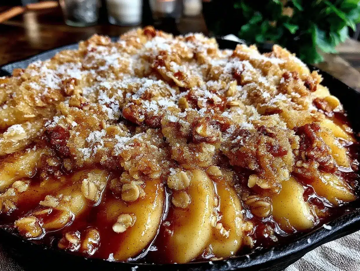 Cast Iron Skillet Apple Crisp: Easy Gluten-Free 4 cast iron skillet apple crisp preparation steps
