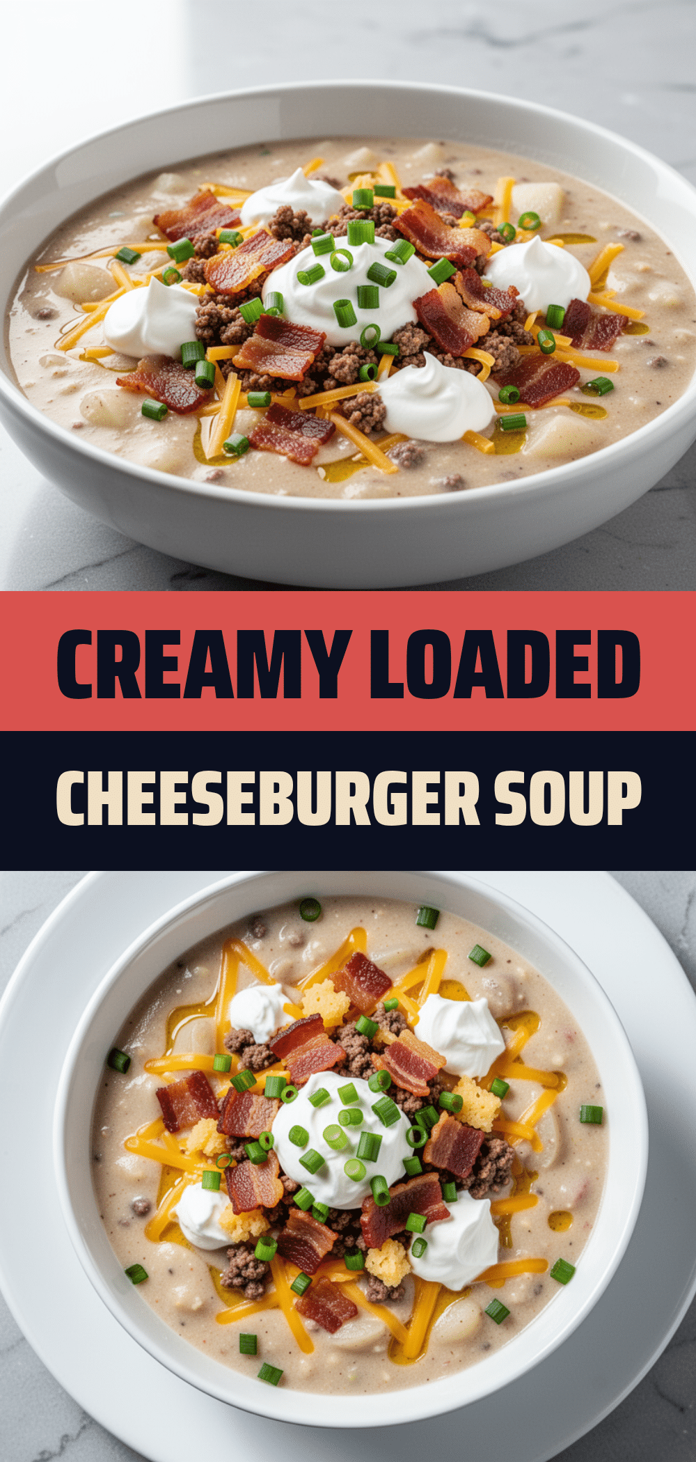Football Season Loaded Cheeseburger Potato Soup: Easy Family Dinner 5 cheeseburger potato soup recipe