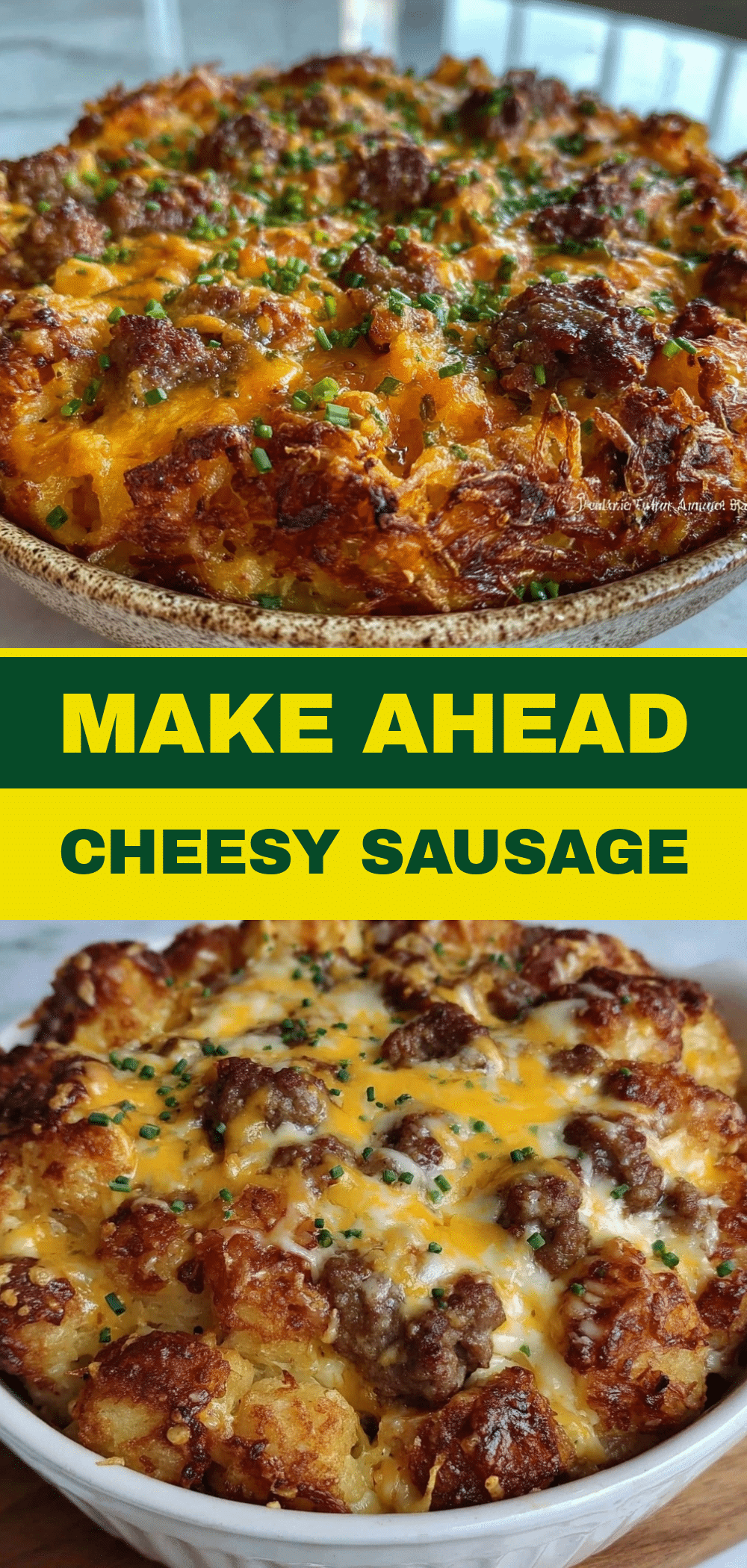 Cheesy Sausage Hash Brown Breakfast Casserole: 5-Ingredient Easy Gluten-Free 5 cheesy sausage hash brown breakfast casserole recipe