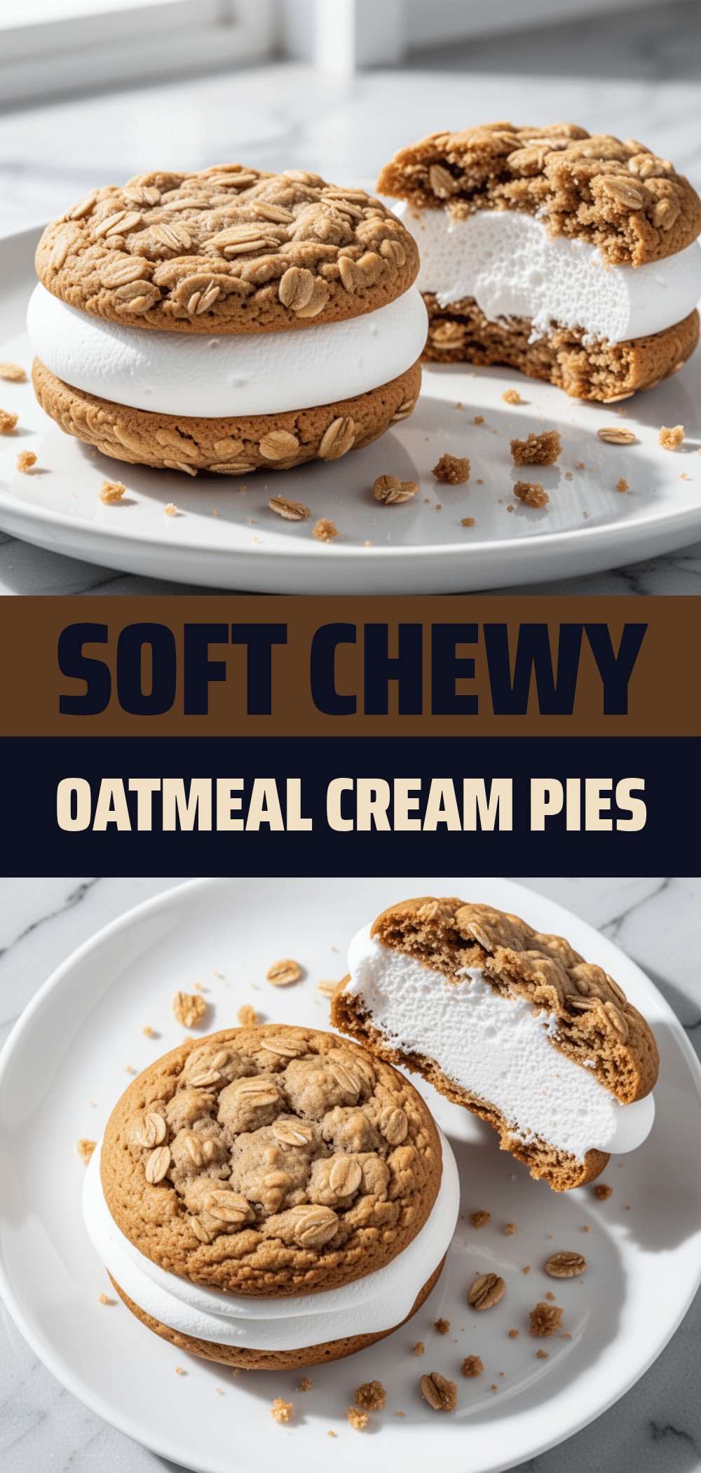 Chewy Oatmeal Cream Pies: Easy Homemade Marshmallow Recipe 5 chewy oatmeal cream pies recipe