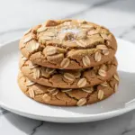 chewy vegan peanut butter oatmeal cookies - featured image