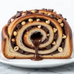 chocolate hazelnut babka - featured image