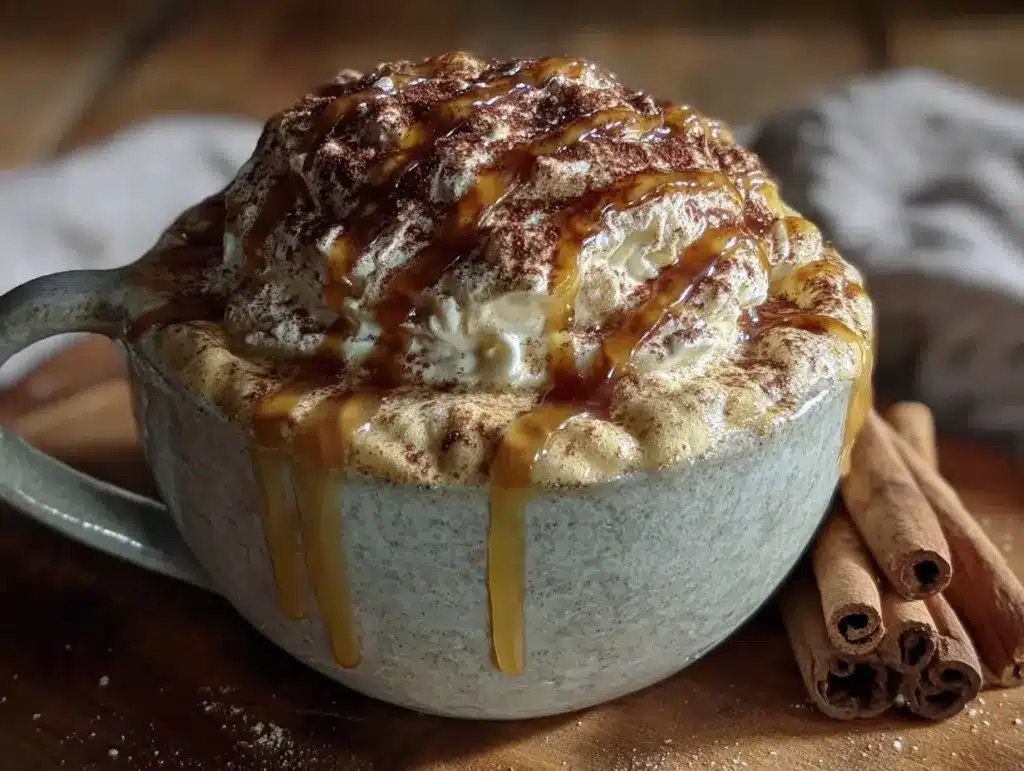 cinnamon maple latte - featured image