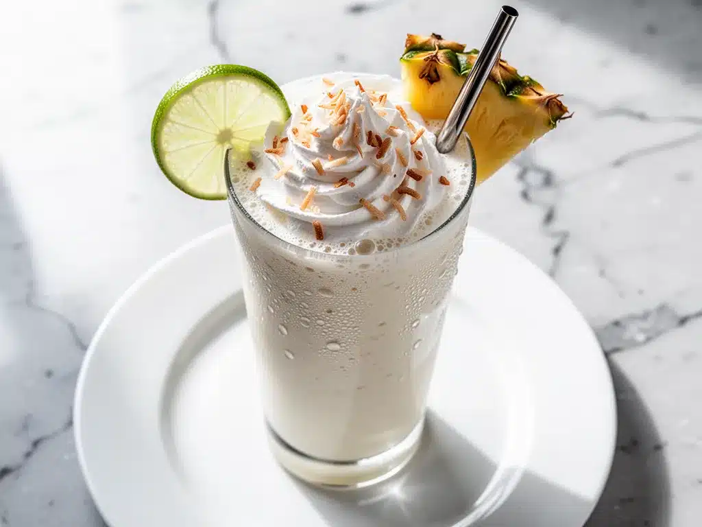 Creamy Coconut Pina Colada Mocktail: Easy Summer Recipe 4 creamy coconut pina colada mocktail preparation steps